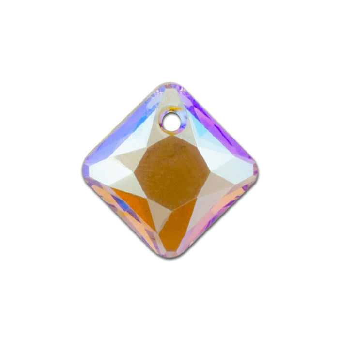 PRESTIGE Crystal, #6431 Princess Cut Pendant 16mm, Light Colorado Topaz Shimmer (1 Piece)