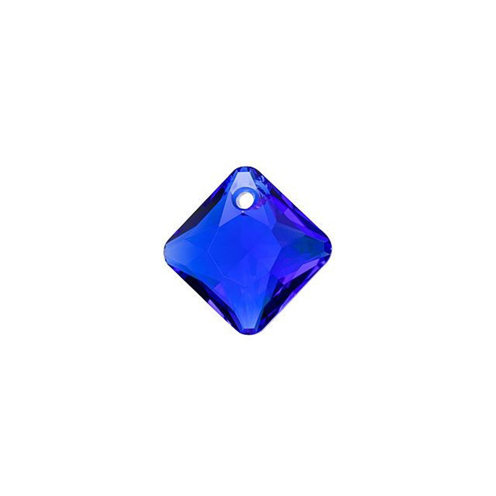 PRESTIGE Crystal, #6431 Princess Cut Pendant 12mm, Majestic Blue (1 Piece)