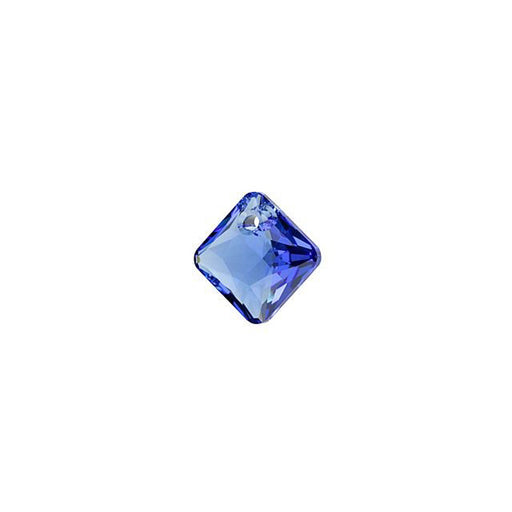 PRESTIGE Crystal, #6431 Princess Cut Pendant 9mm, Sapphire (1 Piece)
