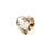 PRESTIGE Crystal, #6432 Heart Cut Pendant 8mm, Crystal Golden Shadow (1 Piece)