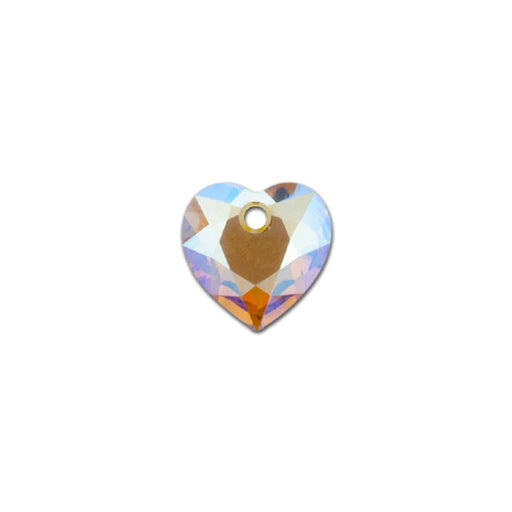 PRESTIGE Crystal, #6432 Heart Cut Pendant 11mm, Light Colorado Topaz Shimmer (1 Piece)
