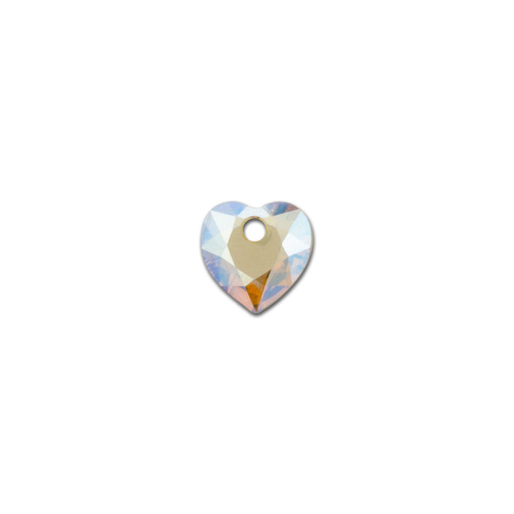 PRESTIGE Crystal, #6432 Heart Cut Pendant 8mm, Light Colorado Topaz Shimmer (1 Piece)