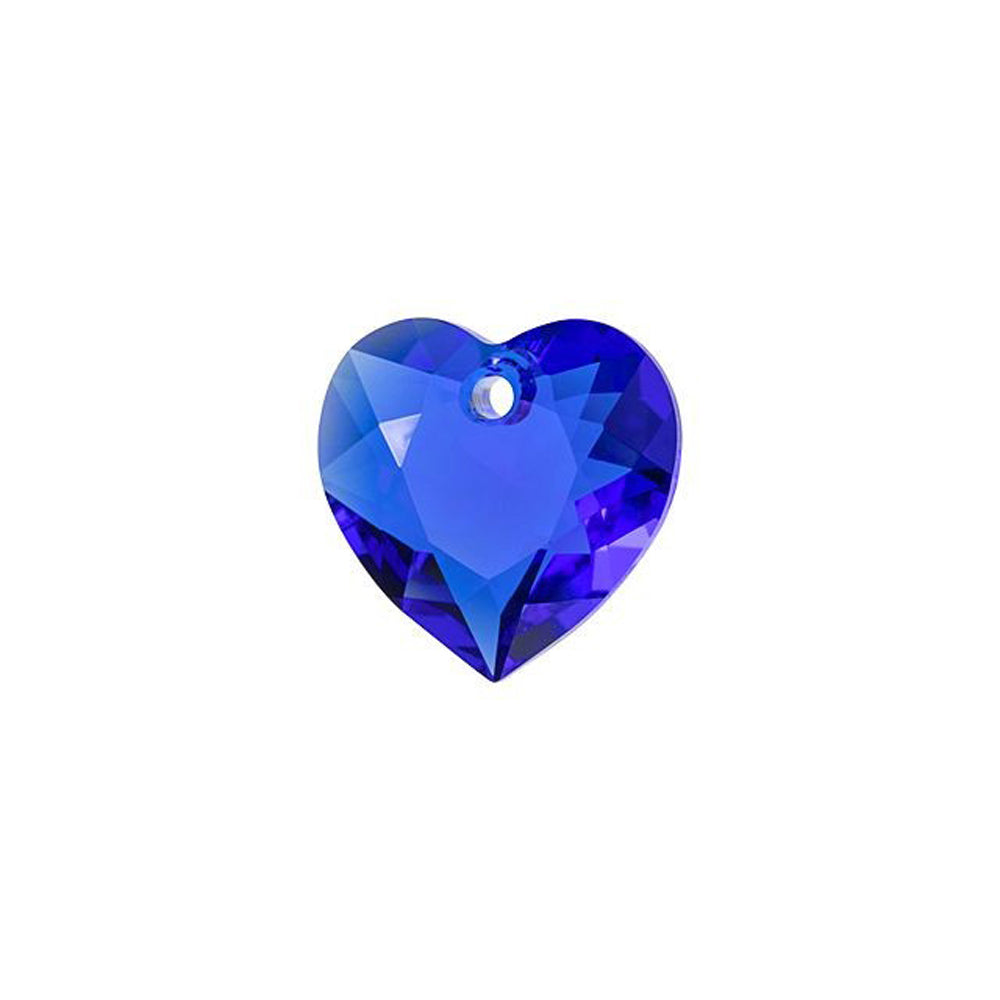PRESTIGE Crystal, #6432 Heart Cut Pendant 8mm, Majestic Blue (1 Piece)