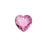 PRESTIGE Crystal, #6432 Heart Cut Pendant 8mm, Rose (1 Piece)