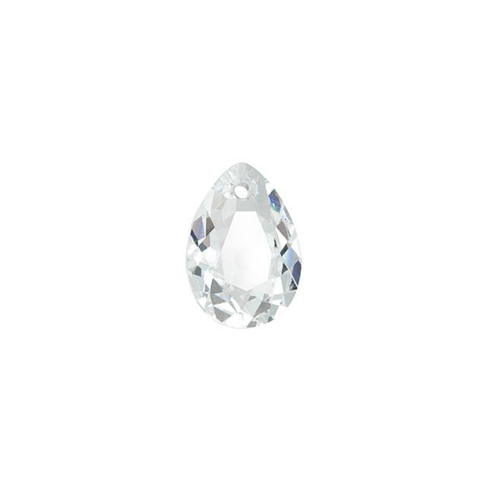 PRESTIGE Crystal, #6433 Pear Cut Pendant 12mm, Crystal (1 Piece)