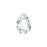 PRESTIGE Crystal, #6433 Pear Cut Pendant 16mm, Crystal (1 Piece)