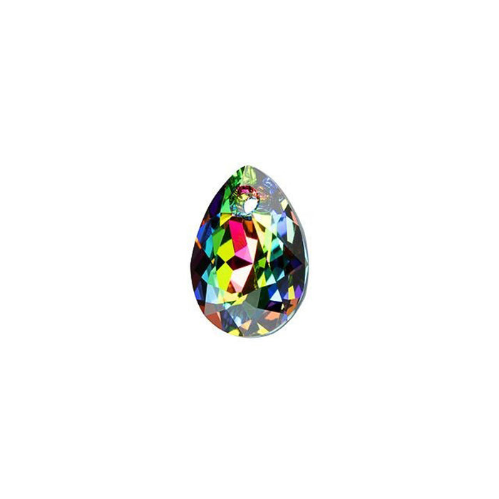 PRESTIGE Crystal, #6433 Pear Cut Pendant 12mm, Crystal Vitrail Medium (1 Piece)