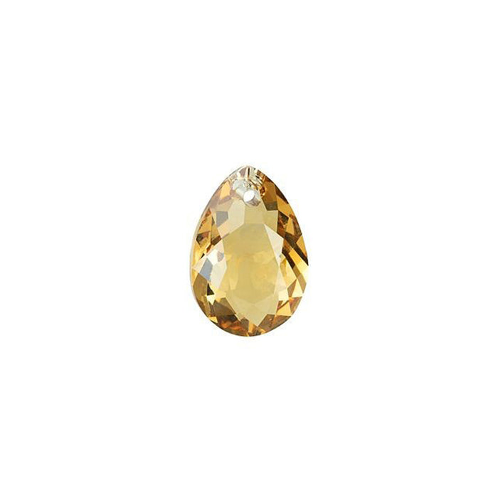 PRESTIGE Crystal, #6433 Pear Cut Pendant 12mm, Light Colorado Topaz (1 Piece)
