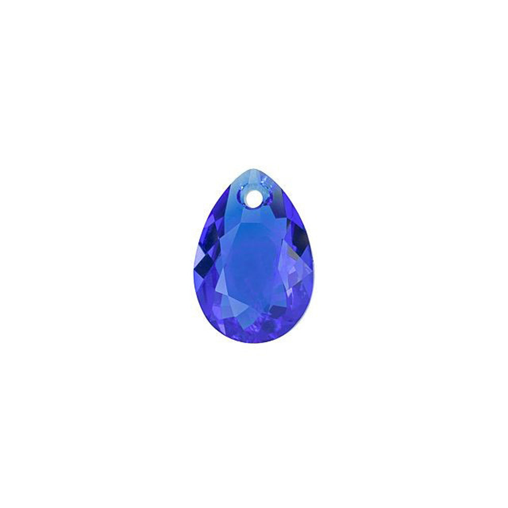 PRESTIGE Crystal, #6433 Pear Cut Pendant 12mm, Majestic Blue (1 Piece)