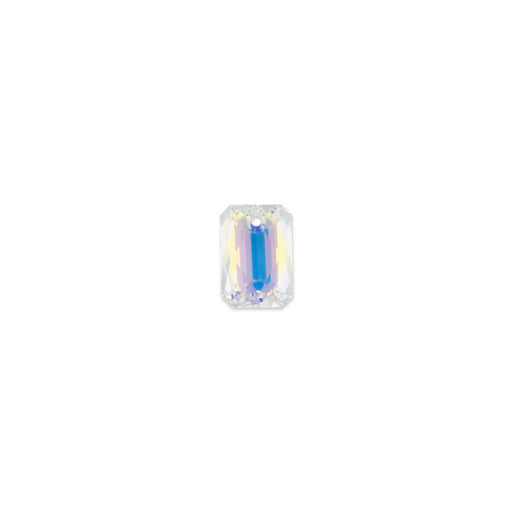 PRESTIGE Crystal, #6435 Emerald Cut Pendant 16mm, Crystal AB (1 Piece)