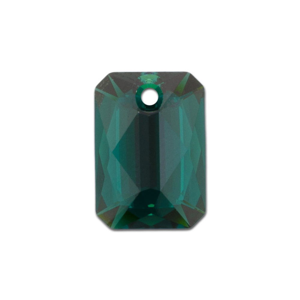 PRESTIGE Crystal, #6435 Emerald Cut Pendant 16mm, Emerald Shimmer (1 Piece)
