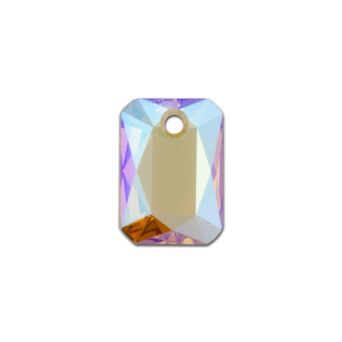 PRESTIGE Crystal, #6435 Emerald Cut Pendant 12mm, Light Colorado Topaz Shimmer (1 Piece)