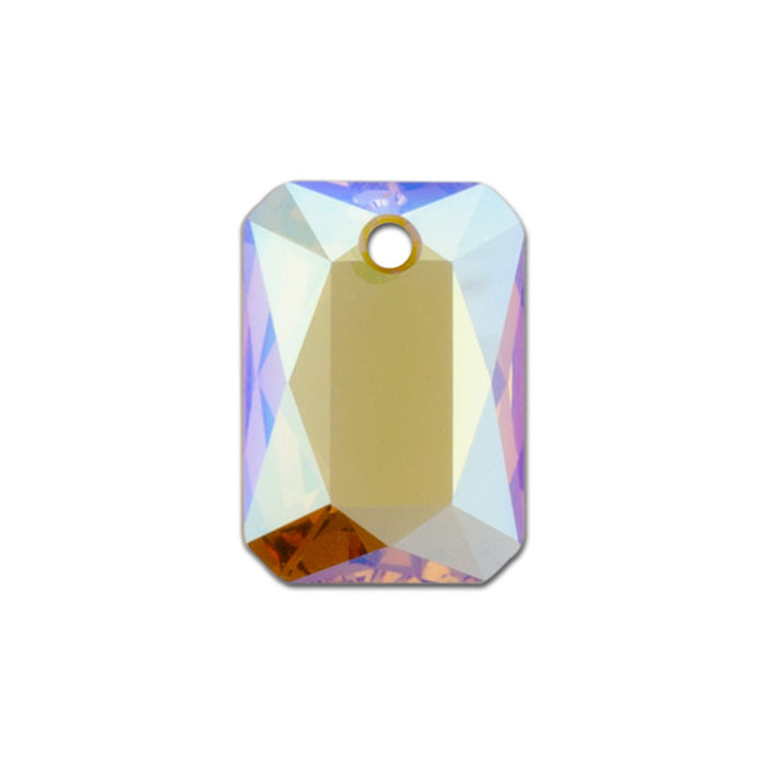 PRESTIGE Crystal, #6435 Emerald Cut Pendant 16mm, Light Colorado Topaz Shimmer (1 Piece)