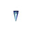 PRESTIGE Crystal, #6480 Spike Pendant 18mm, Bermuda Blue (1 Piece)