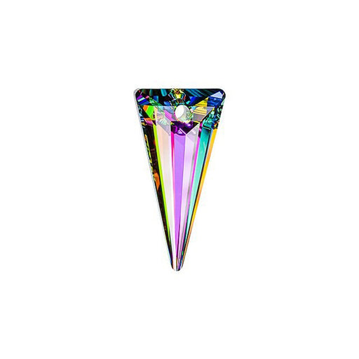 PRESTIGE Crystal, #6480 Spike Pendant 28mm, Crystal Vitrail Medium (1 Piece)