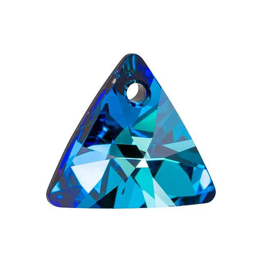 PRESTIGE Crystal, #6628 Mini Triangle Pendant 16mm, Bermuda Blue (1 Piece)