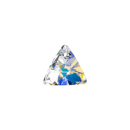 PRESTIGE Crystal, #6628 Mini Triangle Pendant 8mm, Crystal AB (1 Piece)