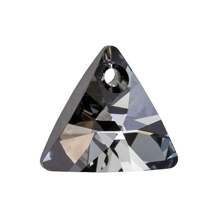 PRESTIGE Crystal, #6628 Mini Triangle Pendant 16mm, Crystal Silver Night (1 Piece)