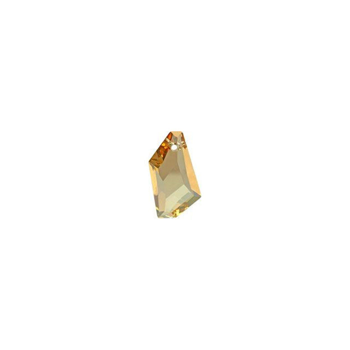 PRESTIGE Crystal, #6670 De-Art Pendant 18mm, Crystal Golden Shadow (1 Piece)