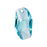 PRESTIGE Crystal, #6673 Meteor Pendant 38mm, Light Turquoise (1 Piece)