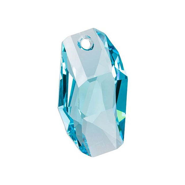 PRESTIGE Crystal, #6673 Meteor Pendant 38mm, Light Turquoise (1 Piece)