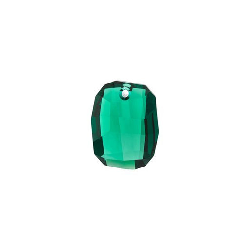 PRESTIGE Crystal, #6685 Graphic Pendant 19mm, Emerald (1 Piece)