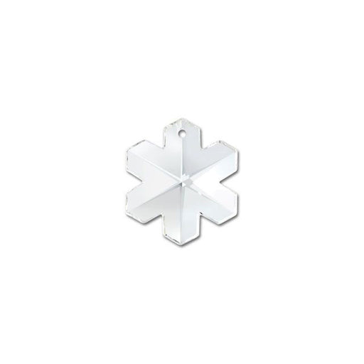 PRESTIGE Crystal, #6704 Snowflake Pendant 20mm, Crystal (1 Piece)