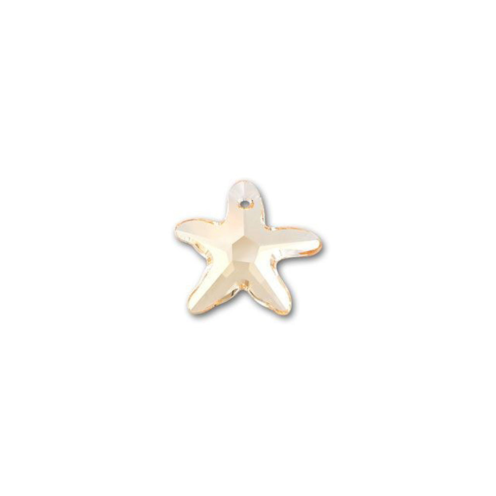 PRESTIGE Crystal, #6721 Starfish Pendant 16mm, Silk (1 Piece)