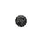 PRESTIGE Crystal, #86001 Pave Ball Bead 6mm, Jet (1 Piece)