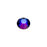 PRESTIGE Crystal, #H2078 Hotfix Round Flatback Rhinestone SS20, Meridian Blue (1 Piece)