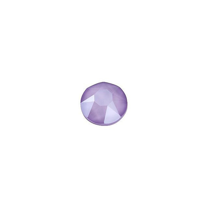 PRESTIGE Crystal, #H2078 Hotfix Round Flatback Rhinestone SS16, Lilac Shiny LacquerPRO (1 Piece)