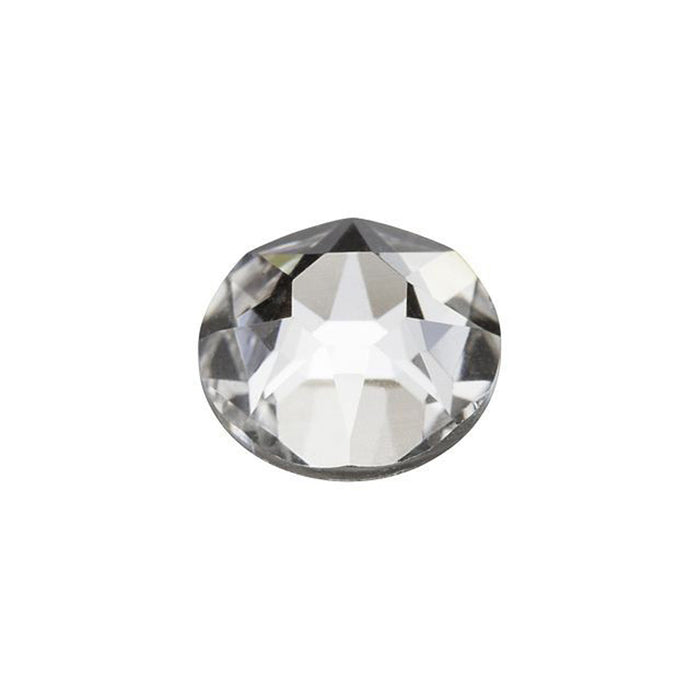 PRESTIGE Crystal, #H2078 Hotfix Round Flatback Rhinestone SS30, Crystal (1 Piece)