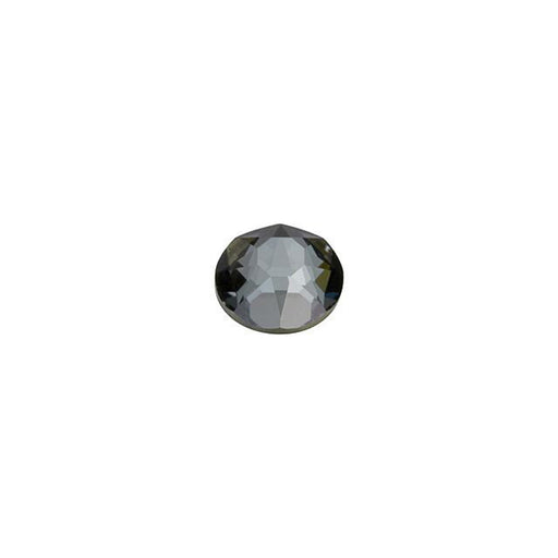 PRESTIGE Crystal, #H2078 Hotfix Round Flatback Rhinestone SS16, Crystal Silver Night (1 Piece)