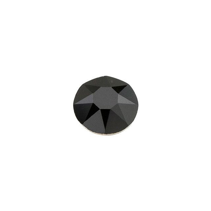 PRESTIGE Crystal, #H2078 Hotfix Round Flatback Rhinestone SS20, Jet (1 Piece)
