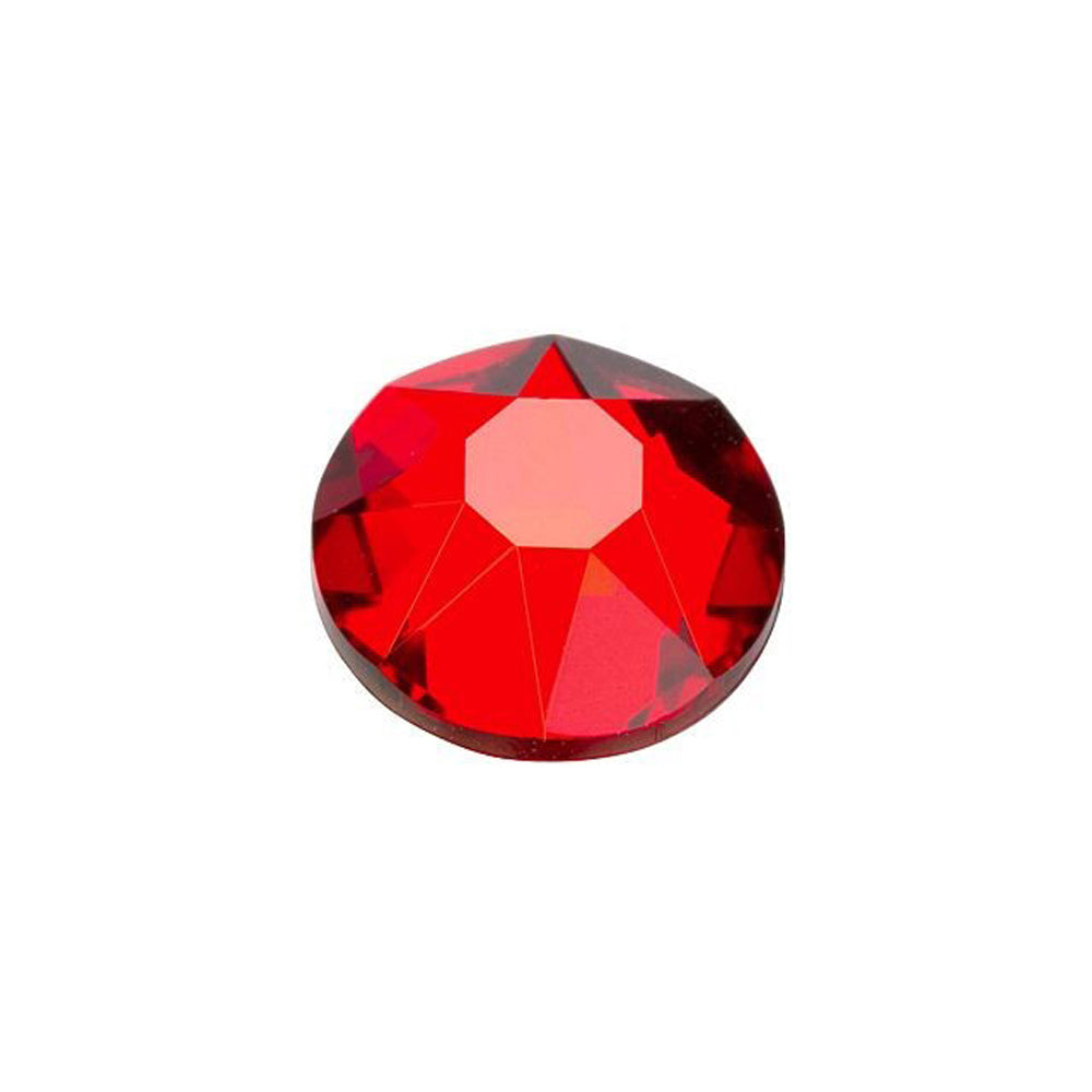 PRESTIGE Crystal, #H2078 Hotfix Round Flatback Rhinestone SS30, Light Siam (1 Piece)