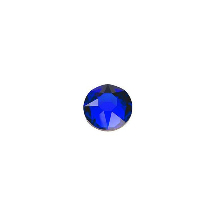PRESTIGE Crystal, #H2078 Hotfix Round Flatback Rhinestone SS16, Majestic Blue (1 Piece)
