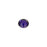 PRESTIGE Crystal, #H2078 Hotfix Round Flatback Rhinestone SS16, Purple Velvet (1 Piece)