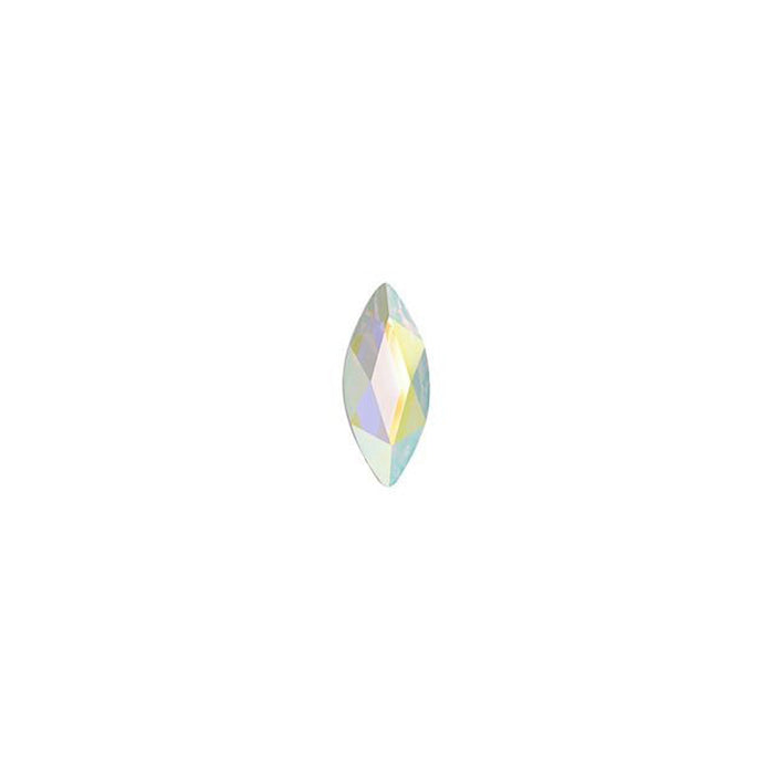 PRESTIGE Crystal, #H2201 Hotfix Marquise Flatback Rhinestone 8x3.5mm, Crystal AB (1 Piece)