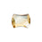 PRESTIGE Crystal, #H2540 Hotfix Curvy Flatback Rhinestone 12x9.5mm, Crystal Golden Shadow (1 Piece)