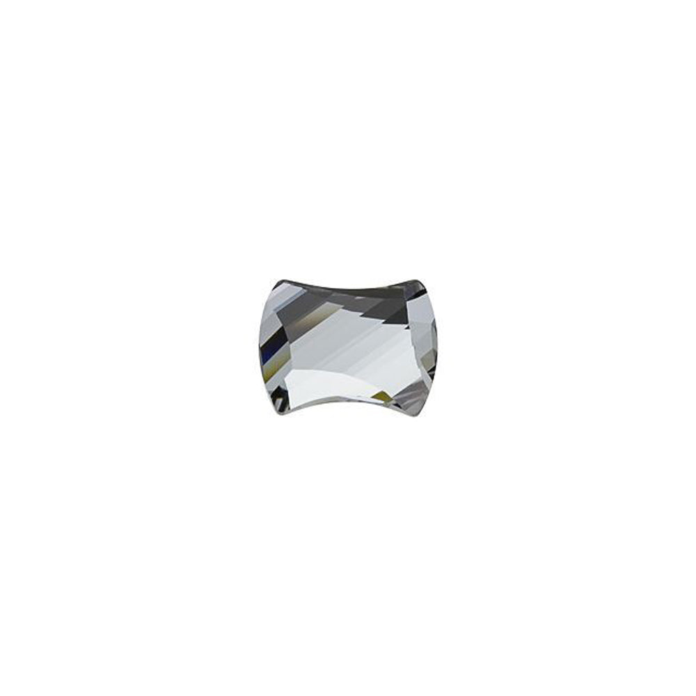 PRESTIGE Crystal, #H2540 Hotfix Curvy Flatback Rhinestone 7x5.5mm, Crystal Silver Night (1 Piece)