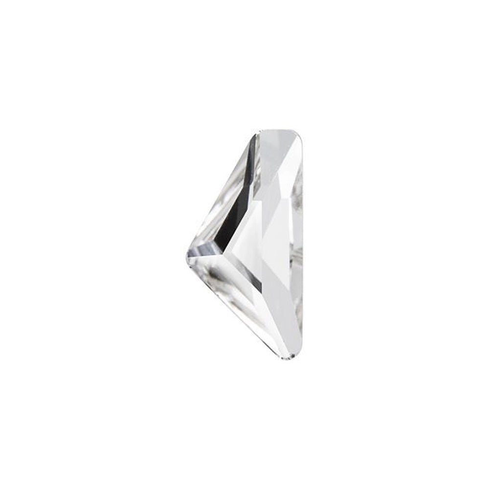 PRESTIGE Crystal, #H2738 Hotfix Triangle Alpha Flatback Rhinestone 10x5mm, Crystal (1 Piece)