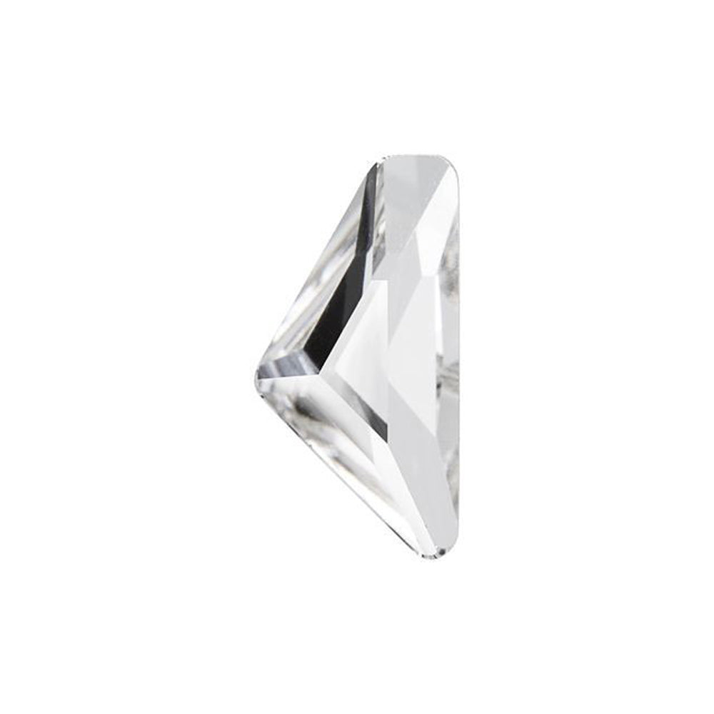 PRESTIGE Crystal, #H2738 Hotfix Triangle Alpha Flatback Rhinestone 12x6mm, Crystal (1 Piece)