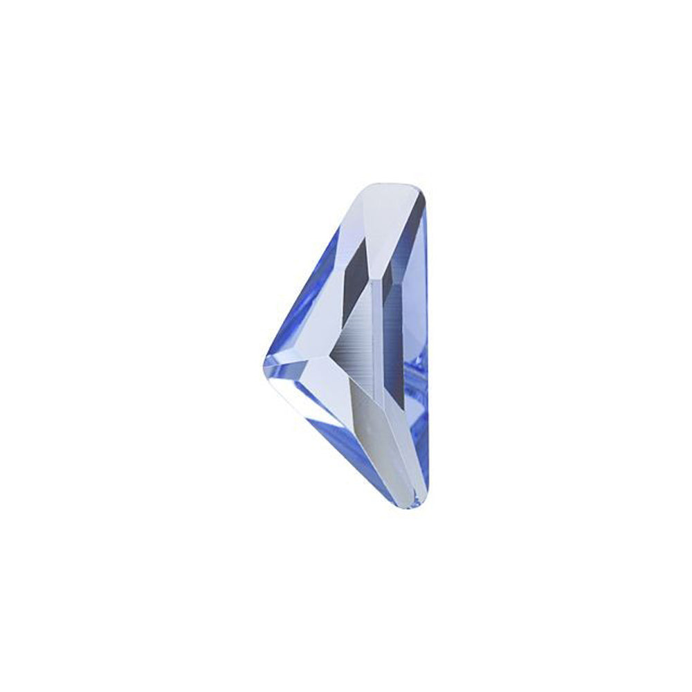 PRESTIGE Crystal, #H2738 Hotfix Triangle Alpha Flatback Rhinestone 10x5mm, Light Sapphire (1 Piece)