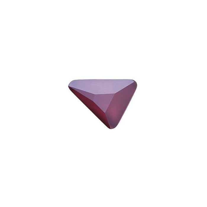 PRESTIGE Crystal, #H2739 Hotfix Triangle Beta Flatback Rhinestone 7x6.5mm, Dark Red Shiny LacquerPRO (1 Piece)