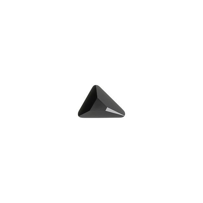 PRESTIGE Crystal, #H2739 Hotfix Triangle Beta Flatback Rhinestone 5.8x5.3mm, Jet (1 Piece)