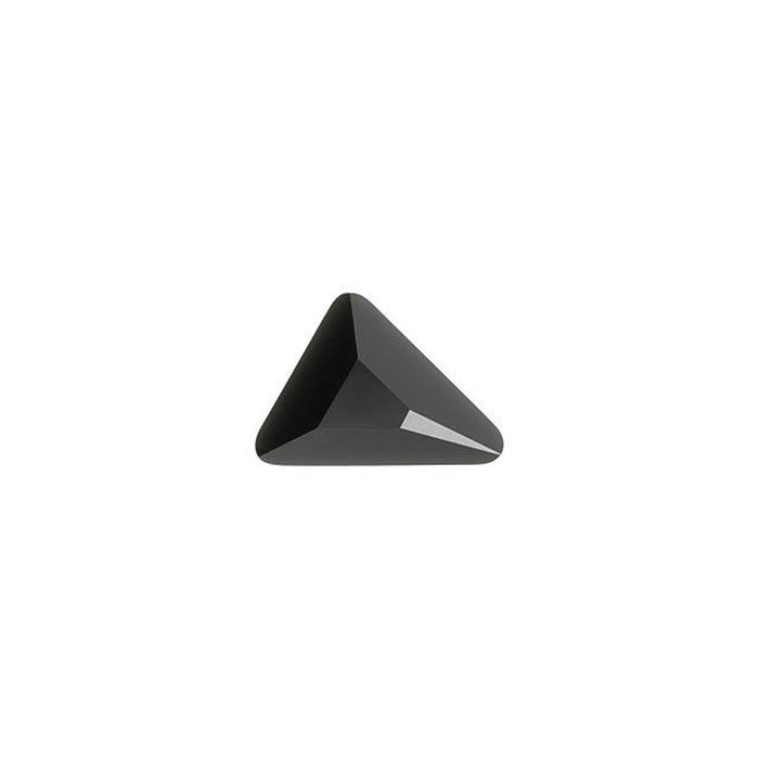 PRESTIGE Crystal, #H2739 Hotfix Triangle Beta Flatback Rhinestone 7x6.5mm, Jet (1 Piece)