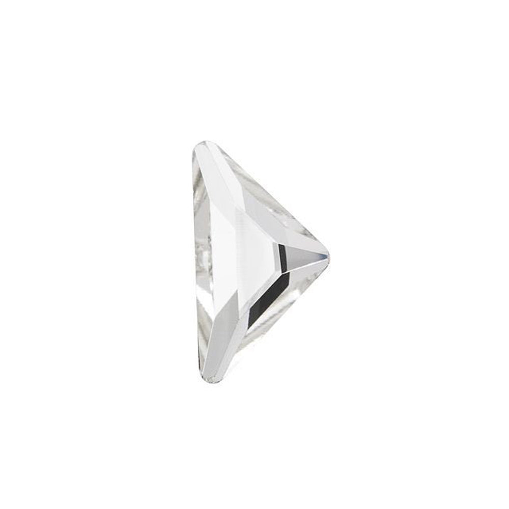 PRESTIGE Crystal, #H2740 Hotfix Triangle Gamma Flatback Rhinestone 10x10mm, Crystal (1 Piece)