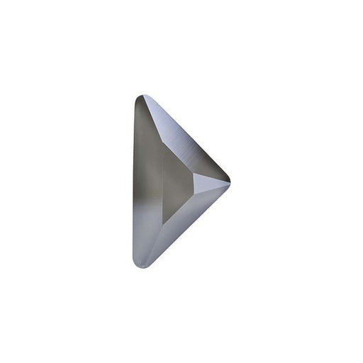PRESTIGE Crystal, #H2740 Hotfix Triangle Gamma Flatback Rhinestone 10x10mm, Dark Grey Shiny LacquerPRO (1 Piece)