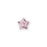PRESTIGE Crystal, #H2754 Hotfix Star Flower Flatback Rhinestone 6mm, Light Rose (1 Piece)