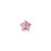 PRESTIGE Crystal, #H2754 Hotfix Star Flower Flatback Rhinestone 4mm, Rose (1 Piece)